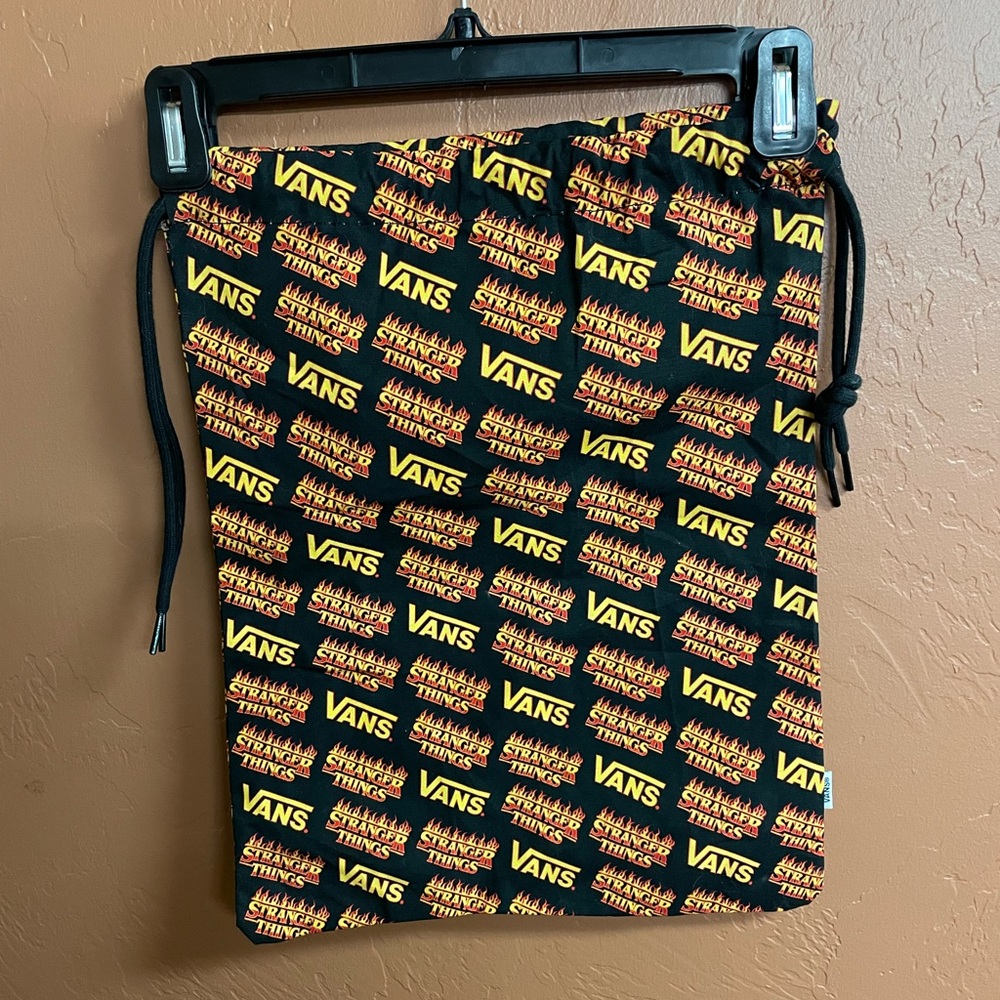 Vans x Stranger Things Cinched Dust Protector Shoe Bag, 16" X 12"